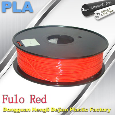 1.75/3mm の蛍光フィラメント PLA Fluo のフィラメント明るい色のフィラメント