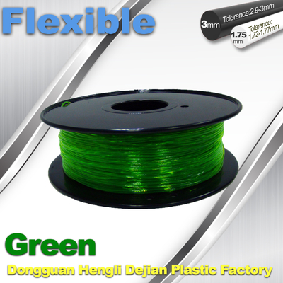 環境に優しい緑 0.8kg/ロール適用範囲が広い 3D プリンター フィラメント