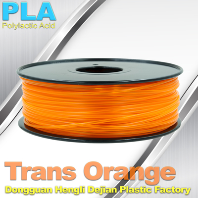 1.75mm/3.0mm TRANSオレンジPLA 3Dプリンター フィラメント色1KG/ロール