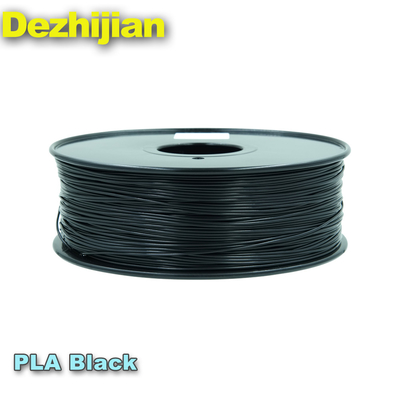 ODM PLA 3dプリンター フィラメントの次元の正確さ+/- 0.03 mm 1つのkgのスプール黒1.75 mmの