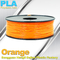 3d 印刷のための生物分解性のオレンジ PLA 3d プリンター フィラメント 1.75mm 材料