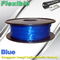 青の高く柔らかい TPU ゴム製 3D プリンター フィラメント 1.75mm/3.0Mm