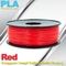 注文の固体赤 pla の filamente 1.75mm/3mm の 3d 突き出る材料