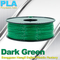 OEM生物分解性PLA 1.75/3.0 mmの3Dプリンター フィラメント（深緑色）
