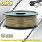 注文の金の伝導性のABS 3dプリンター フィラメント1.75 mm/3.0mmのプラスチック