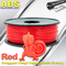 ABS 習慣 1kg/ロール蛍光赤いフィラメント明るい 3d プリンター消耗品