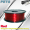 Hightの透明な赤PETG 3Dプリンター フィラメントの酸およびアルカリの抵抗1.0kg/ロール