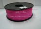 着色されたABS 3dプリンター フィラメント1.75mm/3.0mmの暗いピンクのABSフィラメント