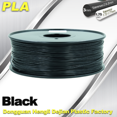 黒いPLA 3dプリンター フィラメント1.75mm/3.0mm 1.0 KG/ロール
