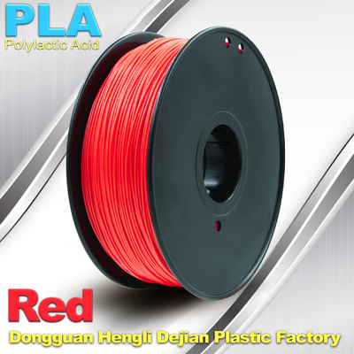 PLAのフィラメント、1.0kg/ロール、1.75mm/3.0mm 3Dプリンター フィラメントの赤い色