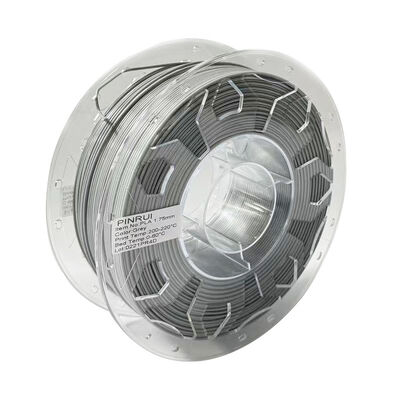 PINRUI 1.75mm 1KG 生分解性 PLA フィラメント クリーアリティ向けにカスタマイズできる ストレッチ 原料粒 プラスチック棒 スポール プラスチック棒