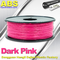 着色されたABS 3dプリンター フィラメント1.75mm/3.0mmの暗いピンクのABSフィラメント