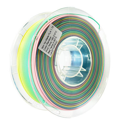 PINRUI 3Dプリンター ファイラメント PLA マット レインボー 1.75mm 1kg 多彩型 FDMプリンター