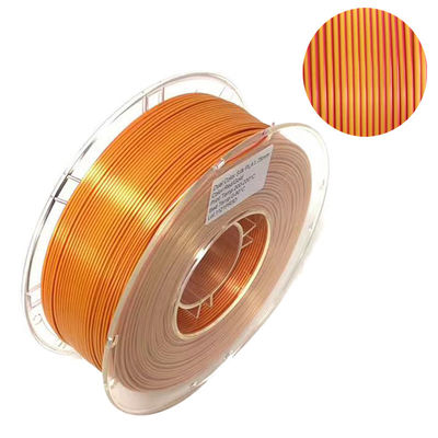 PINRUI 双色シルク PLA フィラメント 1.75mm 双色3Dプリンター シルク PLA フィラメント 1kg (2.2lbs)