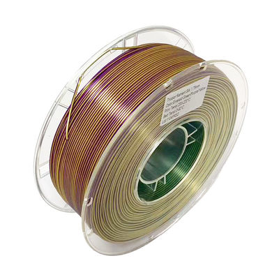 PINRUI トリプルカラーPLAシルクフィラメント 1.75mm 1kg スポール トリプルカラーPLAシルクフィラメント ほとんどのFDMプリンタに適しています
