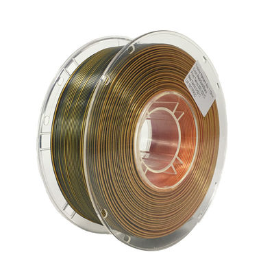 PINRUI トリプルカラーPLAシルクフィラメント 1.75mm 1kg スポール トリプルカラーPLAシルクフィラメント ほとんどのFDMプリンタに適しています