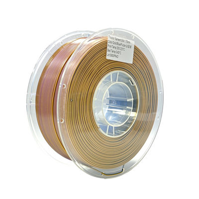 PINRUI トリプルカラーPLAシルクフィラメント 1.75mm 1kg スポール トリプルカラーPLAシルクフィラメント ほとんどのFDMプリンタに適しています