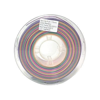 PINRUI PLA レインボー 1.75mm 3Dプリンター フィラメント