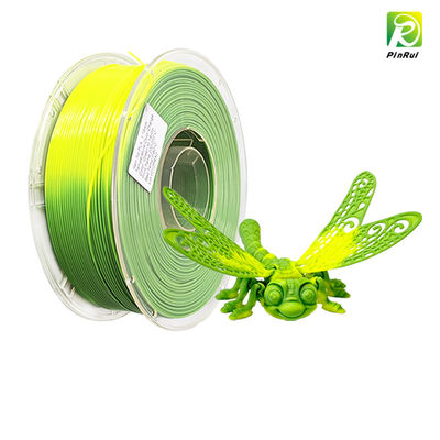 PINRUI 1kg 二色温度変化PLA 3Dプリンターフィラメント 熱活性変色シルク プラスチックロッド用