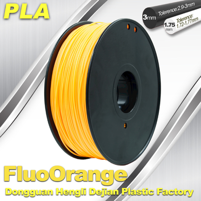 Eco友好的なPLAの蛍光フィラメント1.75mm/3.0mmの3D印刷のフィラメント