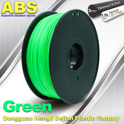 カスタマイズされたGreen1.75mm/3.0mm 1.0KgG/ロールABS 3Dプリンター フィラメント