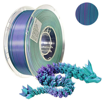 PINRUI 双色シルク PLA フィラメント 1.75mm 双色3Dプリンター シルク PLA フィラメント 1kg (2.2lbs)